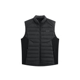 Men's Dual-Fabric Printed Down Vest